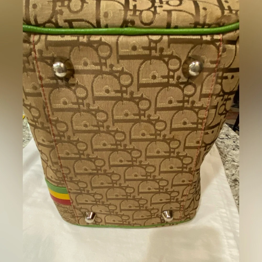 CHRISTIAN DIOR Vintage  Rasta Bowler - RARE - Picture 3 of 13